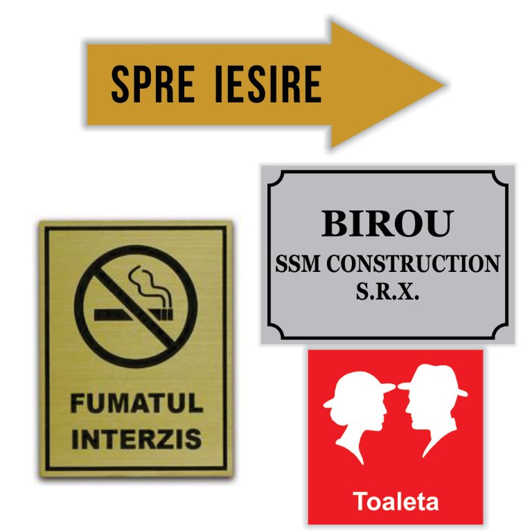 Plăcuțe de signalistică