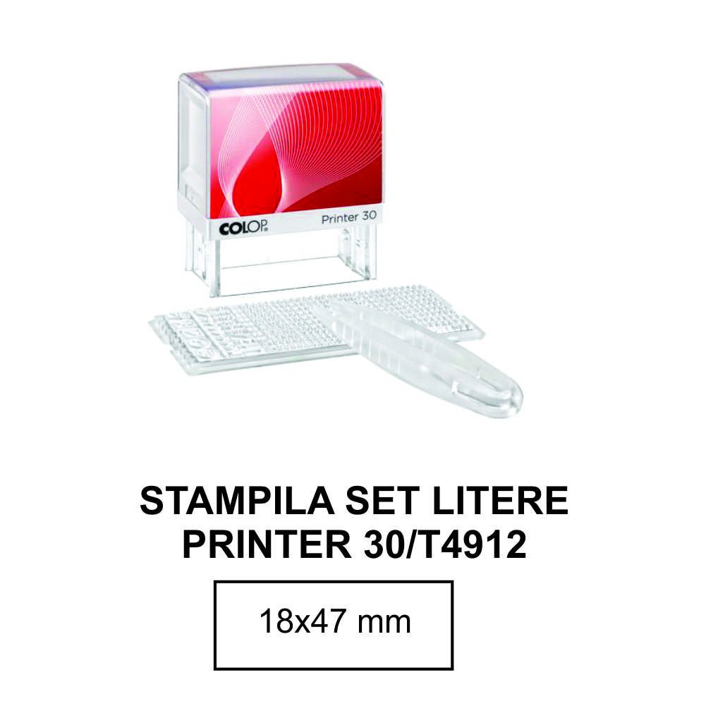 T4912/Printer 30 Letter Set Stamp