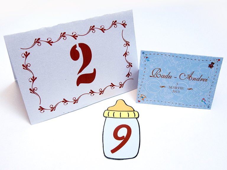 Table Numbers