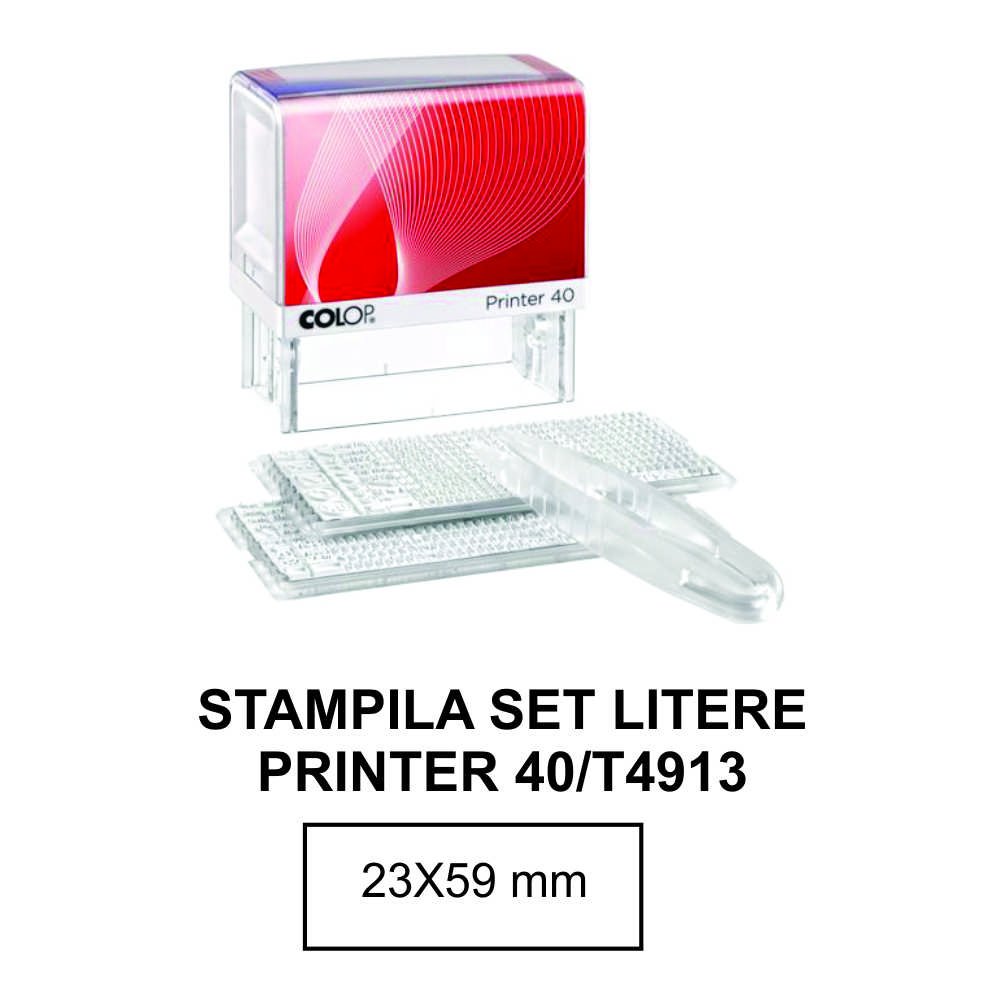 T4913/Printer 40 Letter Set Stamp