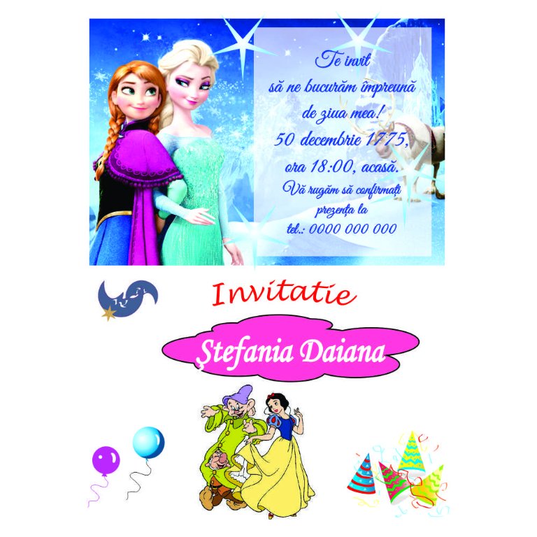 Invitations for Various Events