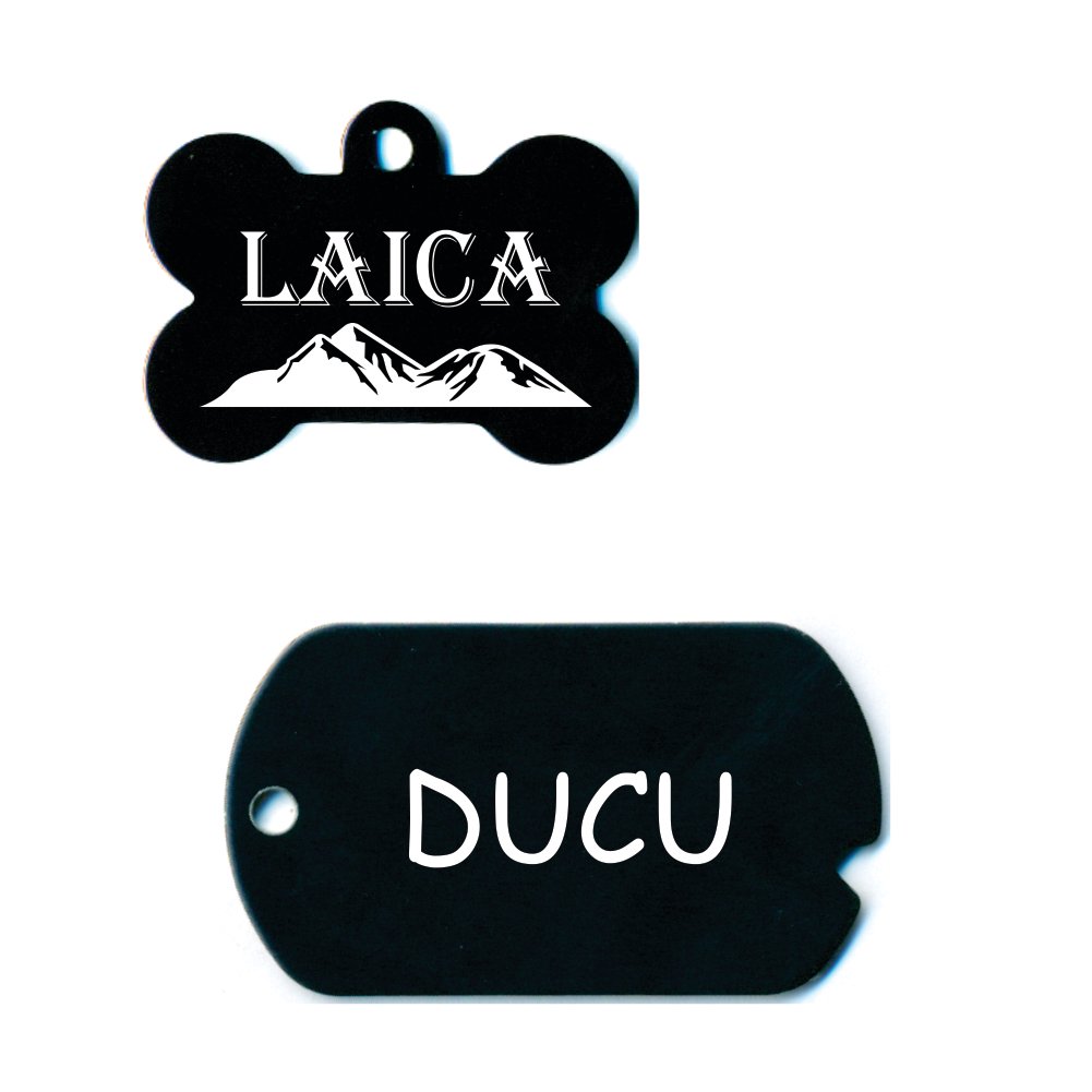 Laser-Engraved Aluminum Pet Tags
