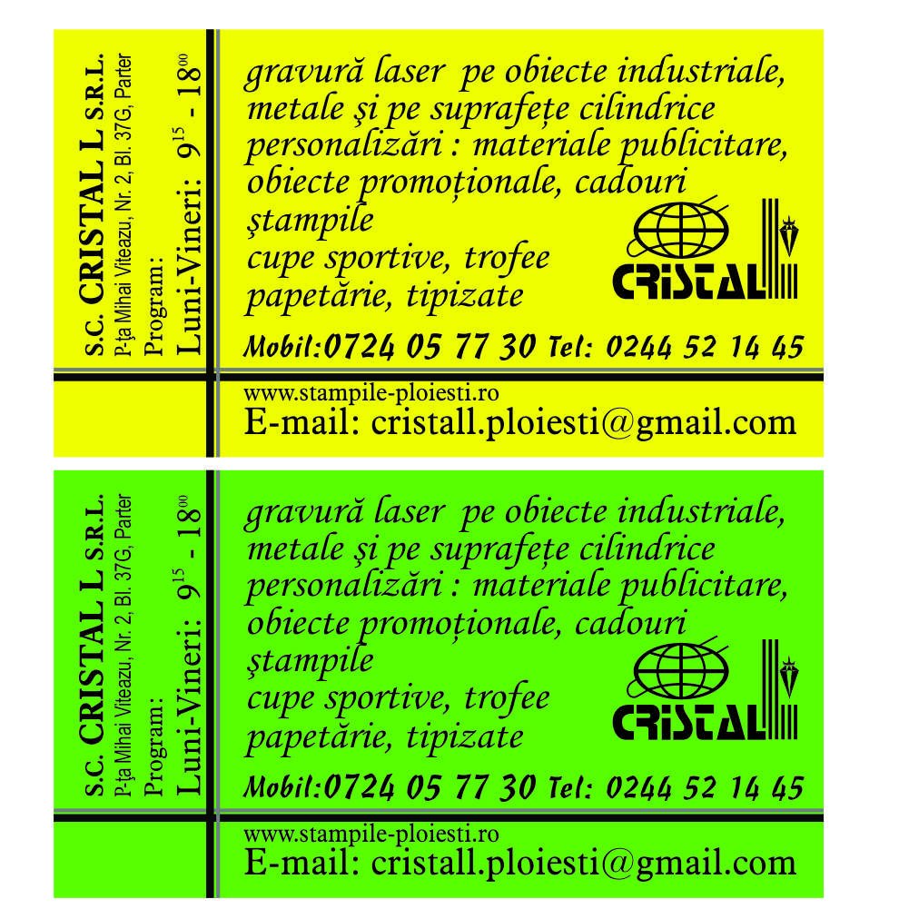 Business Cards on Colored Card Stock